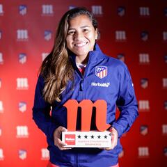 Leicy Santos, mejor jugadora del Atlético de Madrid en octubre