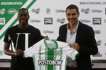 Geisson Perea se mostró feliz de llegar a Atlético Nacional. "Vengo a dar lo mejor de mí a uno de los equipos más grandes de Colombia", afirmó