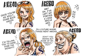 One Piece a los 40 y 60 años