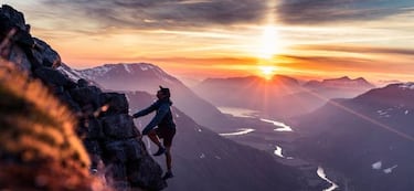 Kilian Jornet tambi¨¦n corre por las monta?as noruegas