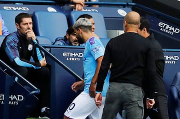 Así fue la bronca entre Agüero y Guardiola