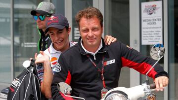Emilio Alzamora es el mánager de Marc Márquez.