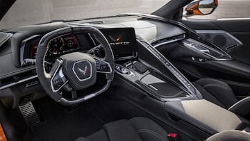 Interiores del Chevrolet Corvette Z06 2023