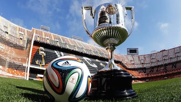 15/04/14 PARTIDO FINAL COPA DEL REY 2014
REAL MADRID - BARCELONA EN EL ESTADIO DE MESTALLA VALENCIA
ADIDAS BALON DE FUTBOL COPA TROFEO Y ZAPATILLAS DE FUTBOL
FOTO:ADIDAS.