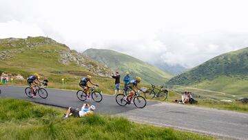 18/07/13 TOUR DE FRANCIA 2013 etapa 18 GAP ALPE D`HUEZ DESCENSO LA SARENNE CONTADOR