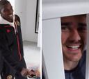 Pogba saluda a Grizie con humor y un fluido español: "Caramba..."