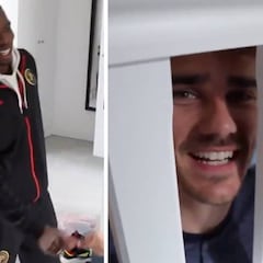 Pogba entra a gritos en perfecto español a la habitación de Griezmann: ¡Oye, oye, caramba!"