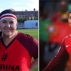 Una rusa adelgaza 90 kilos para "conquistar" a Cristiano Ronaldo
