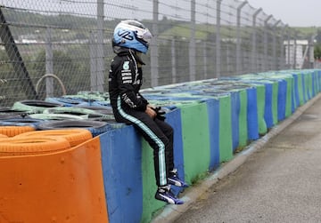 Así fue la accidentada salida en Hungaroring