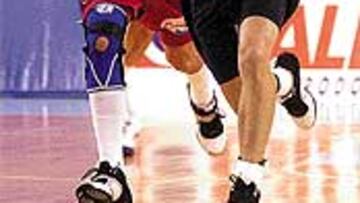 <b>EN LA AGENDA.</b> Felipe Reyes y Jasikevicius, en los planes madridistas.