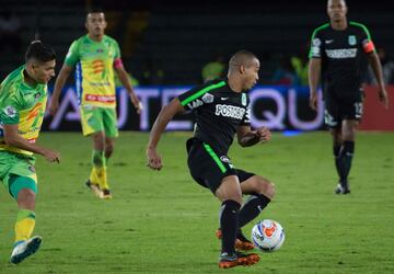 Huilenses y antioqueños no pudieron anotar en la ida de las semis de Liga Águila. Todo se definirá este sábado en Medellín.