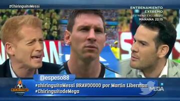 "¿Que elogie a Messi?, pues que juegue bien, ¡Que la rompa!"