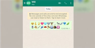 Ya puedes usar los 21 nuevos emojis de WhatsApp
