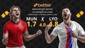 Manchester United vs. Olympique de Lyon: horario, dónde ver, pronósticos y cuadro