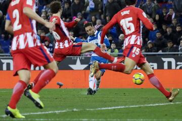 1-0. Sergio García marcó el primer gol.