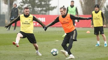 Bale ya se entrena con el grupo