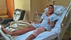 Francisco Meza operado con éxito de su lesión de ligamento