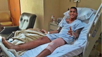 Francisco Meza operado con éxito de su lesión de ligamento