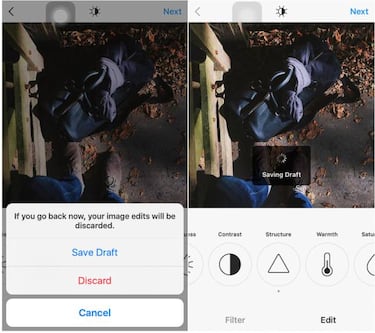 Borradores, el truco de Instagram para salvar un post si te quedas sin Internet