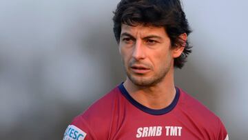 El entrenador español Juan Ferrando, durante un entrenamiento de ATK Mohun Bagan en India.