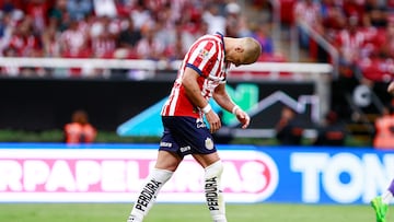 Javier -Chicharito- Hernandez of Guadalajara during the 4th round match between Guadalajara and Mazatlan FC as part of the Liga BBVA MX, Torneo Apertura 2024 at Akron Stadium on July 20, 2024 in Guadalajara, Jalisco, Mexico.