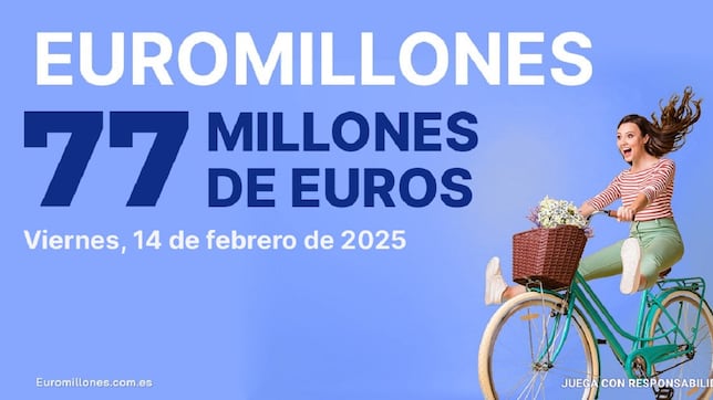 Euromillones: comprobar los resultados del sorteo de hoy, viernes 14 de febrero