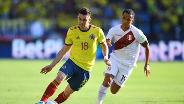 Rafael Santos Borré, delantero de la Selección Colombia