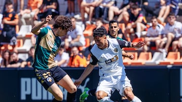 Al Valencia Mestalla le hunden en la orilla