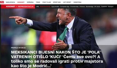 Destaca prensa en Croacia enojo de Osorio por ausencia de Modric