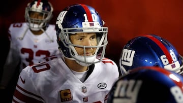 Geno Smith será el quarterback titular de los Giants este domingo, con lo que Manning quiebra una racha de 210 inicios consecutivos, la más larga en activo.