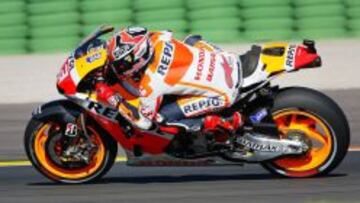 Márquez se mantiene muy concentrado en Cheste.