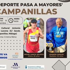 Dos deportistas de 86 y 82 años cerrarán la primera edición de ‘El deporte va por barrios’