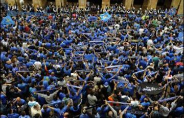 Oviedo celebra el ascenso