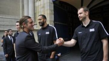 Gorka Arrinda con Kavaliauskas esta temporada.