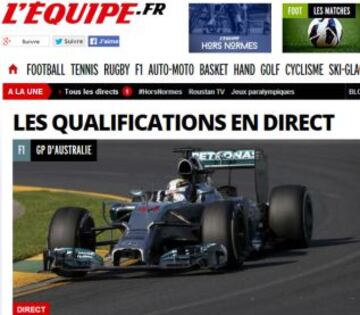 Portadas de la prensa extranjera