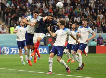 Olivier Giroud scored a late header to beat England 1-2 in the World Cup 2022 quarter-finals.