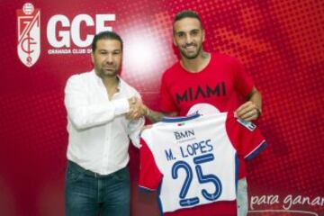 Presentación del nuevo jugador del Granada Miguel Lopes.