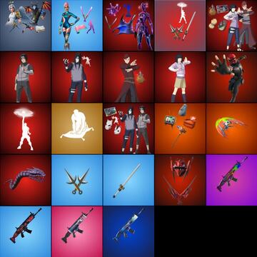 Todos los objetos cosm&eacute;ticos que han sido actualizados para la tienda tras el parche 21.10 de Fortnite