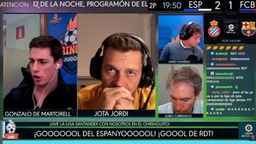 Los madridistas se regocijaban con esto: la cara de Jota con el golazo de RdT al Barça