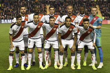 Equipo del Rayo Vallecano.