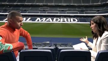 Mbappé, con Ana Pastor.