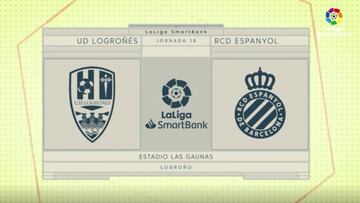 Resumen y goles del Logroñés vs. Espanyol de LaLiga SmartBank
