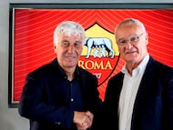 06/06/25 PRESENTACION GASPERINI ROMA CLAUDIO RANIERI
FOTO:AS ROMA