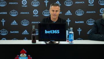 Fran Escrib&aacute; compareci&oacute; antes del partido ante el Atl&eacute;tico.