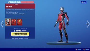 Un skin de Ant-Man llegará a Fortnite: todo lo que sabemos