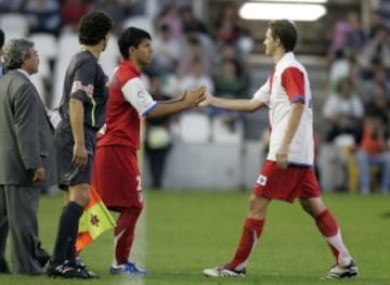 Debut de Agüero con el Atlético de madrid el 27 de agosto de 2006 ante el Racing de Santander.