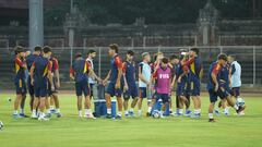 Entrenamiento de la Sub-17 (RFEF).