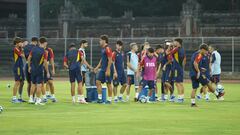 Entrenamiento de la Sub-17 (RFEF).