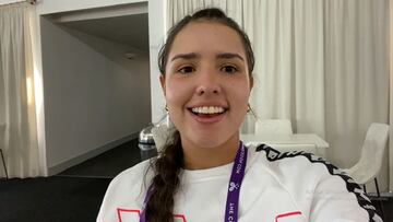 Mar&iacute;a Camila Osorio tras clasificar a Wimbledon