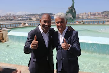 Mauro Silva y Bebeto ya están en A Coruña.